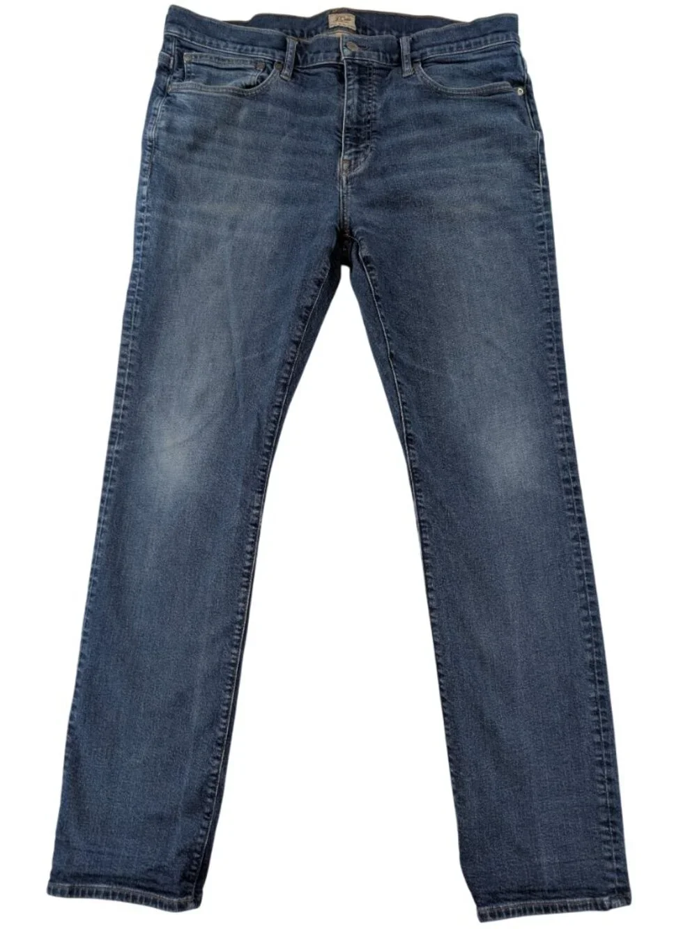 J. Crew 770 Straight Fit Blue Denim Jeans Mens Size 36x32 Classic Casual Pants